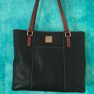 Black Dooney saffiano shoulder bag